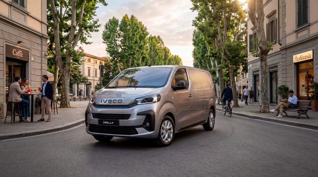 Nouvel IVECO eJOLLY 100 % électrique, petit fourgon